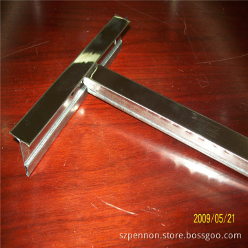 Stainless Face Mirror Face Groove T Grid T Bar